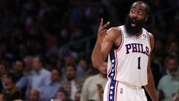 Philadelphia 76ers, James Harden. (Photo by Harry How/Getty Images)