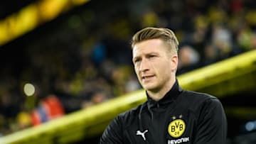 DORTMUND, GERMANY - JANUARY 24: Marco Reus of Dortmund prior the Bundesliga match between Borussia Dortmund and 1. FC Koeln at Signal Iduna Park on January 24, 2020 in Dortmund, Germany. (Photo by Jörg Schüler/Getty Images)