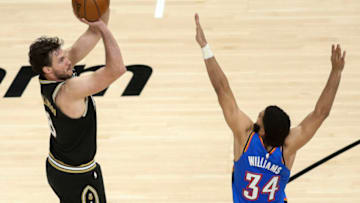 Atlanta Hawks. Mandatory Credit: Brett Davis-USA TODAY Sports