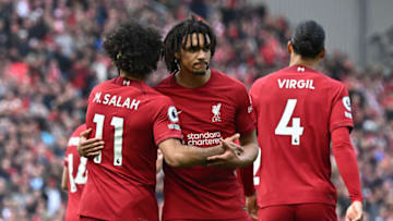 Liverpool's defender Trent Alexander-Arnold (Photo by PAUL ELLIS/AFP via Getty Images)