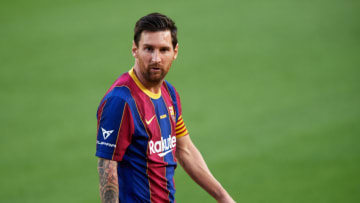 Lionel Messi of FC Barcelona (Photo by Alex Caparros/Getty Images)