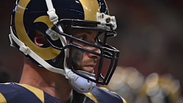 Dec 11, 2014; St. Louis, MO, USA; St. Louis Rams defensive end Chris Long (91) during warmups before the game between the St. Louis Rams and the Arizona Cardinals at the Edward Jones Dome. Mandatory Credit: Jasen Vinlove-USA TODAY Sports