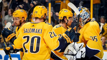 NASHVILLE, TN - JANUARY 20: Kevin Fiala