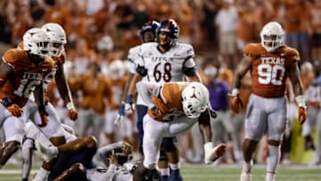 DeMarvion Overshown, Texas Football (Photo by Tim Warner/Getty Images)