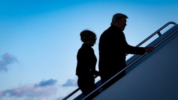 President Donald Trump and First Lady Melania Trump (Photo by Pete Marovich - Pool/Getty Images)