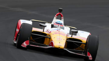 INDIANAPOLIS, INDIANA - MAY 26: Takuma Sato of Japan, driver of the #30 Rahal Letterman Lanigan Racing Honda (Photo by Clive Rose/Getty Images)