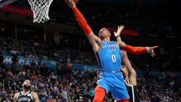 Brooklyn Nets Russell Westbrook. Mandatory Copyright Notice: Copyright 2019 NBAE (Photo by Zach Beeker/NBAE via Getty Images)