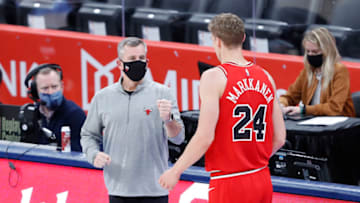 Lauri Markkanen, Billy Donovan, Chicago Bulls Mandatory Credit: Alonzo Adams-USA TODAY Sports