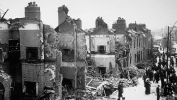 Dublin in 1941 after being struck by German bombs