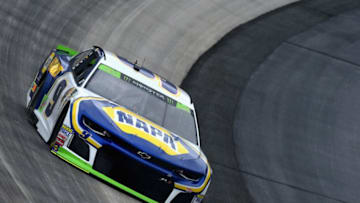 DOVER, DE - OCTOBER 06: Chase Elliott, driver of the #9 NAPA Auto Parts Chevrolet, practices for the Monster Energy NASCAR Cup Series Gander Outdoors 400 at Dover International Speedway on October 6, 2018 in Dover, Delaware. (Photo by Jared C. Tilton/Getty Images)