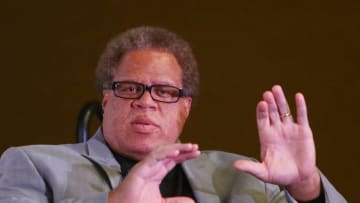 Feb 2, 2016; San Francisco, CA, USA; Oakland Raiders general manager Reggie McKenzie speaks during the Microsoft future of football press conference at Moscone Center in advance of Super Bowl 50 between the Carolina Panthers and the Denver Broncos. Mandatory Credit: Jerry Lai-USA TODAY Sports