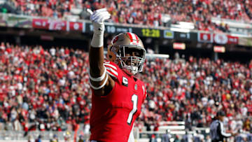Jimmie Ward #1 of the San Francisco 49ers (Photo by Lachlan Cunningham/Getty Images)