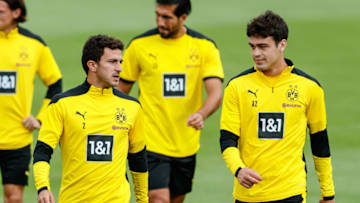 Mateu Morey and Gio Reyna (Photo by Roland Krivec/DeFodi Images via Getty Images)