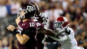 Zach Calzada, Texas A&M football Mandatory Credit: Gary Cosby Jr.-USA TODAY Sports