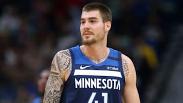 Juan Hernangomez is excited about his Minnesota Timberwolves teammates. (Photo by Jonathan Bachman/Getty Images)