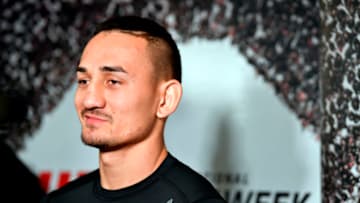 LAS VEGAS, NEVADA - JULY 04: Max Holloway holds an open training session for fans and media during the UFC 226 and The Ultimate Fighter Finale Open Workouts at MGM Grand Hotel & Casino on July 4, 2018 in Las Vegas, Nevada. (Photo by Jeff Bottari/Zuffa LLC/Zuffa LLC via Getty Images)