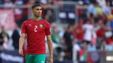 Achraf Hakimi of Morocco (Photo by Matthew Ashton - AMA/Getty Images)