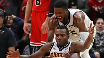 Denver Nuggets Paul Millsap and Malik Beasley (Photo by Jonathan Daniel/Getty Images)