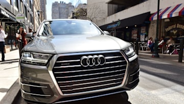 PHILADELPHIA, PA - APRIL 16: Audi Q7 parked in front of Abe Fisher Restaurant during The Impossible Reservation: Philadelphia presented by Audi on April 16, 2016 in Philadelphia, Pennsylvania. (Photo by Lisa Lake/Getty Images for Audi)