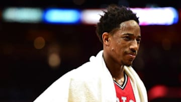 LOS ANGELES, CA - OCTOBER 05: DeMar DeRozan