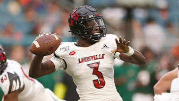Malik Cunningham #3 of the Louisville Cardinals (Photo by Michael Reaves/Getty Images)
