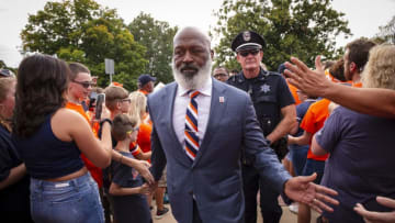 CHAMPAIGN, IL - SEPTEMBER 21: Head coach Lovie Smith of the Illinois Fighting Illini is seen before the game against the Nebraska Cornhuskers at Memorial Stadium on September 21, 2019 in Champaign, Illinois. (Photo by Michael Hickey/Getty Images)