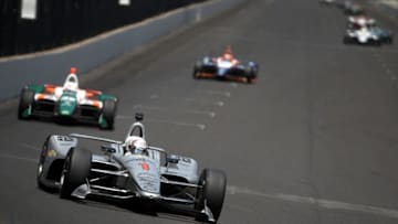 INDIANAPOLIS, IN - MAY 27: Josef Newgarden, diver of the #1 Verizon Team Penske (Photo by Chris Graythen/Getty Images)