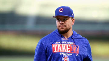 CHICAGO, IL - OCTOBER 17: Kyle Schwarber