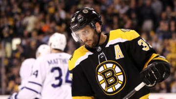 BOSTON, MA - APRIL 21: Patrice Bergeron