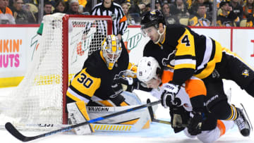 PITTSBURGH, PA - MARCH 25: Justin Schultz