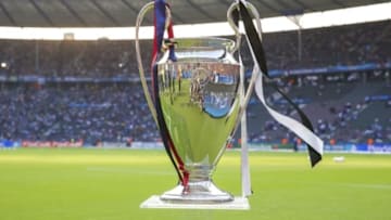 Champions League trophy, Coupe des clubs Champions Europeeens during the UEFA Champions League final match between Barcelona and Juventus on June 6, 2015 at the Olympic stadium in Berlin, Germany.(Photo by VI Images via Getty Images)