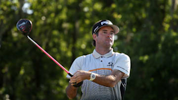 AVONDALE, LOUISIANA - APRIL 25: Bubba Watson of the United States plays his shot from the eighth tee during the first round of the Zurich Classic at TPC Louisiana on April 25, 2019 in Avondale, Louisiana. (Photo by Chris Graythen/Getty Images)