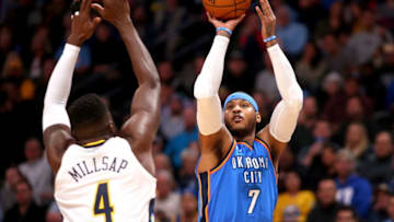 DENVER, CO - NOVEMBER 09: Carmelo Anthony