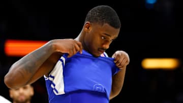 Duke basketball wing Dariq Whitehead (Photo by Kevin Sabitus/Getty Images)