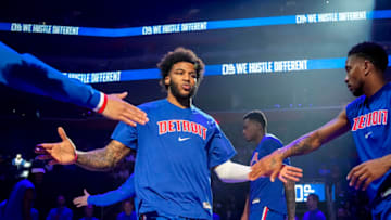 Saddiq Bey #41 of the Detroit Pistons (Photo by Nic Antaya/Getty Images)