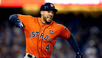 LOS ANGELES, CA - NOVEMBER 01: George Springer