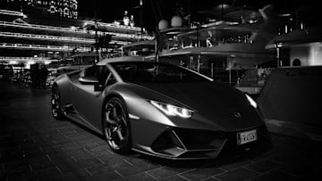 MONACO, MONACO - OCTOBER 05: Lamborghini Huracan at the Yacht Party in the Marina of the Yacht Club Monaco during the Lamborghini Influencer Awards Monaco 2019 Event on October 5, 2019 in Monaco, Monaco. (Photo by Chris Ricco/Getty Images for Lamborghini)