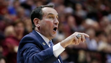 Duke basketball head coach Mike Krzyzewski (Photo by Michael Reaves/Getty Images)