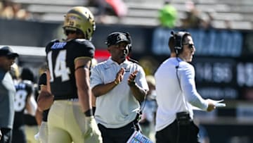 A longtime Colorado football support staff member spoke out in support of controversial Buffaloes head coach Deion Sanders (Photo by Dustin Bradford/Getty Images)