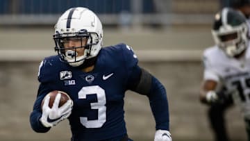 Parker Washington #3 of the Penn State Nittany Lions (Photo by Scott Taetsch/Getty Images)
