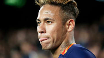 Neymar Jr. during the match between FC Barcelona and Valencia CF, corresponding to the week 33 of the spanish league Liga BBVA, played at the Camp Nou stadium, on april 17, 2016. (Photo by Urbanandsport/NurPhoto via Getty Images)