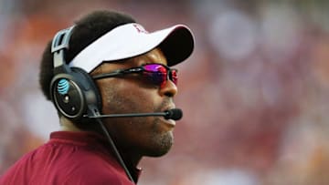 COLLEGE STATION, TX - OCTOBER 08: Head coach Kevin Sumlin of the Texas A