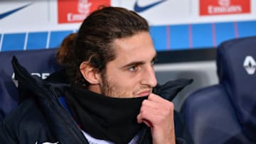 Adrien Rabiot #25 during the french Ligue 1 match between Paris Saint-Germain (PSG) and Lille (LOSC) at Parc des Princes stadium on November 2, 2018 in Paris, France.(Photo by Julien Mattia/NurPhoto via Getty Images)