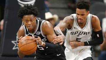 SAN ANTONIO,TX - APRIL 9 : De'Aaron Fox