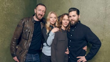 PARK CITY, UT - JANUARY 26: (L-R) Actors Ralph Ineson, Anya Taylor-Joy, Kate Dickie and director/writer Robert Eggers of "The Witch" pose for a portrait at the Village at the Lift Presented by McDonald's McCafe during the 2015 Sundance Film Festival on January 26, 2015 in Park City, Utah. (Photo by Larry Busacca/Getty Images)