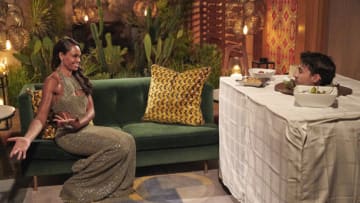 THE BACHELORETTE - "1801" - Michelle Young's journey to find love begins! Thirty incredible men arrive, hoping to impress Michelle with their charm, wit and dashing good looks, but before the men can attempt to woo her, they'll have to get through hosts and mentors Kaitlyn Bristowe and Tayshia Adams first. It may be night one, but the suitors quickly learn it's going to take more than a good limo entrance to win this Bachelorette's heart on the season premiere of "The Bachelorette," airing TUESDAY, OCT. 19 (8:00-10:01 p.m. EDT), on ABC. (ABC/Craig Sjodin)MICHELLE YOUNG