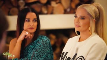 THE REAL HOUSEWIVES OF BEVERLY HILLS, Kyle Richards, Erika Girardi (Photo by: Nicole Weingart/Bravo)