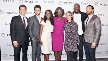 NEW YORK, NY - NOVEMBER 12: (L-R) Matt McGorry,Jack Falahee,Aja Naomi King,Viola Davis,Liza Weil,Billy Brown and Charlie Webber attend PaleyLive NY: 'How To Get Away With Murder' at The Paley Center for Media on November 12, 2015 in New York City. (Photo by Jamie McCarthy/Getty Images)