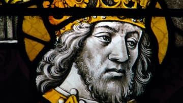 A representation of Charlemagne from the Cathedral of Moulins, France