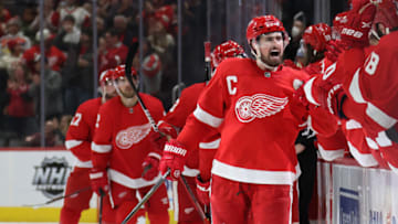 Dylan Larkin #71, Detroit Red Wings (Photo by Gregory Shamus/Getty Images)